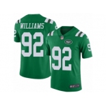 Youth Nike New York Jets #92 Leonard Williams Limited Green Rush NFL Jersey