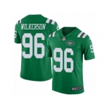 Youth Nike New York Jets #96 Muhammad Wilkerson Limited Green Rush NFL Jersey