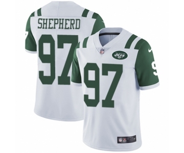 Youth Nike New York Jets #97 Nathan Shepherd White Vapor Untouchable Elite Player NFL Jersey