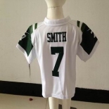 nike kids nfl jerseys new york jets #7 smith white[nike]