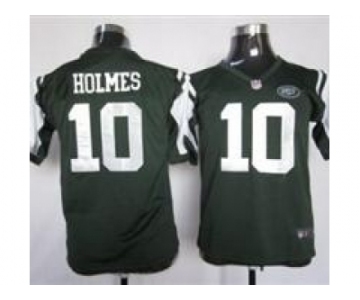 nike youth nfl jerseys new york jets #10 holmes green[nike]