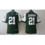 nike youth nfl jerseys new york jets #21 johnson green[nike]