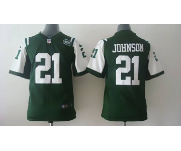 nike youth nfl jerseys new york jets #21 johnson green[nike]