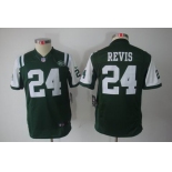 nike youth nfl jerseys new york jets #24 revis green[nike limited]