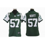 nike youth nfl jerseys new york jets #57 scott green[nike]