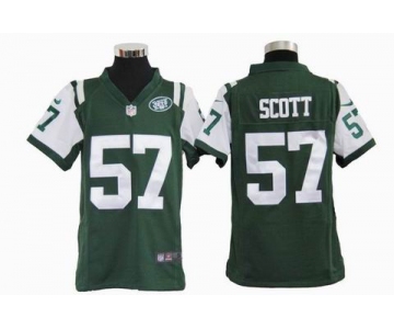 nike youth nfl jerseys new york jets #57 scott green[nike]