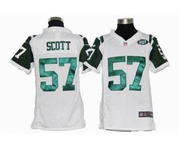 nike youth nfl jerseys new york jets #57 scott white[nike]