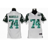 nike youth nfl jerseys new york jets #74 mangold white[nike]