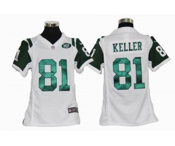 nike youth nfl jerseys new york jets #81 keller white[nike]