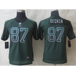 nike youth nfl jerseys new york jets #87 decker green[Elite drift fashion][decker]