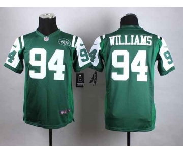 nike youth nfl jerseys new york jets #94 williams green[nike]