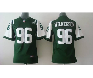 nike youth nfl jerseys new york jets #96 wilkerson green[nike]