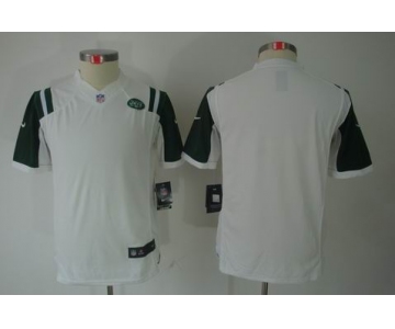 nike youth nfl jerseys new york jets blank white[nike limited]