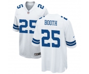 Men Nike Dallas Cowboys #25 Booth Game White NFL Jersey