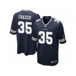 Men Nike Dallas Cowboys #35 Kavon Frazier Game Navy Blue Team Color NFL Jersey