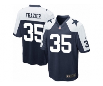 Men Nike Dallas Cowboys #35 Kavon Frazier Game Navy Blue Throwback Alternate NFL Jersey