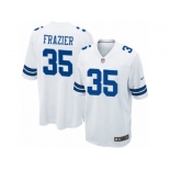 Men Nike Dallas Cowboys #35 Kavon Frazier Game White NFL Jersey