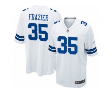 Men Nike Dallas Cowboys #35 Kavon Frazier Game White NFL Jersey