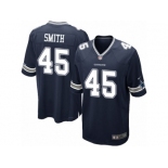 Men Nike Dallas Cowboys #45 Rod Smith Game Navy Blue Team Color NFL Jersey