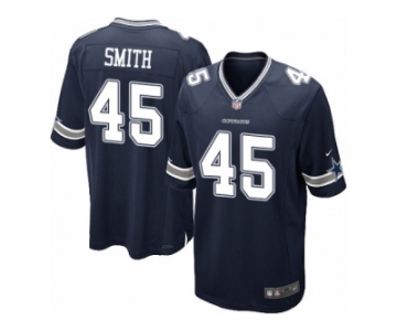 Men Nike Dallas Cowboys #45 Rod Smith Game Navy Blue Team Color NFL Jersey