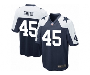 Men Nike Dallas Cowboys #45 Rod Smith Game Navy Blue Throwback Alternate NFL Jersey