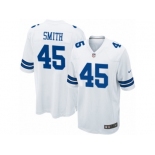 Men Nike Dallas Cowboys #45 Rod Smith Game White NFL Jersey