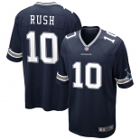 Men's Dallas Cowboys #10 Cooper Rush Game Navy Blue Football Jersey