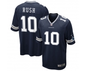 Men's Dallas Cowboys #10 Cooper Rush Game Navy Blue Football Jersey