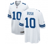 Men's Dallas Cowboys #10 Cooper Rush Game White Football Jersey