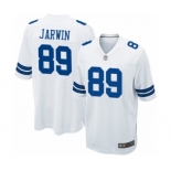 Men's Dallas Cowboys #89 Blake Jarwin Game White Football Jersey