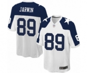 Men's Dallas Cowboys #89 Blake Jarwin Game White Throwback Alternate Football Jersey