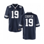 Men's Nike Dallas Cowboys #19 Amari Cooper Game Navy Blue Team Color NFL Jersey