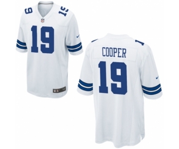 Men's Nike Dallas Cowboys #19 Amari Cooper Game White NFL Jersey