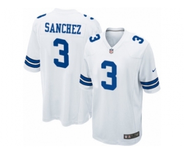 Men's Nike Dallas Cowboys #3 Mark Sanchez Game White NFL Jersey