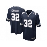 Men's Nike Dallas Cowboys #32 Orlando Scandrick Game Navy Blue Team Color NFL Jersey