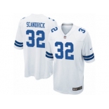 Men's Nike Dallas Cowboys #32 Orlando Scandrick Game White NFL Jersey