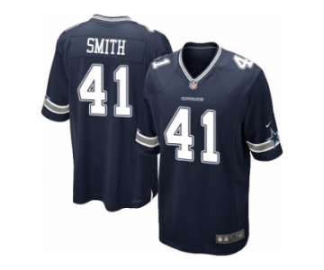 Men's Nike Dallas Cowboys #41 Keith Smith Game Navy Blue Team Color NFL Jersey