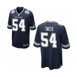 Men's Nike Dallas Cowboys #54 Jaylon Smith Game Navy Blue Team Color NFL Jersey