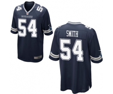 Men's Nike Dallas Cowboys #54 Jaylon Smith Game Navy Blue Team Color NFL Jersey