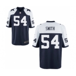 Men's Nike Dallas Cowboys #54 Jaylon Smith Game Navy Blue Throwback Alternate NFL Jersey