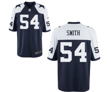 Men's Nike Dallas Cowboys #54 Jaylon Smith Game Navy Blue Throwback Alternate NFL Jersey