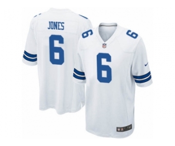 Men's Nike Dallas Cowboys #6 Chris Jones Game White NFL Jersey