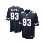 Men's Nike Dallas Cowboys #93 Benson Mayowa Game Navy Blue Team Color NFL Jersey