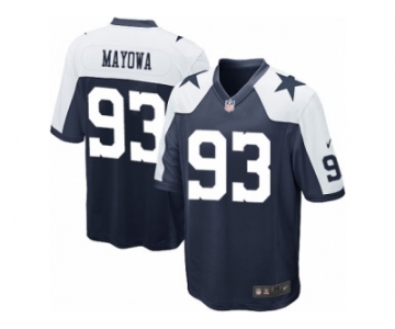 Men's Nike Dallas Cowboys #93 Benson Mayowa Game Navy Blue Throwback Alternate NFL Jersey