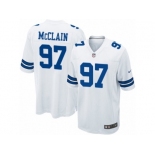 Men's Nike Dallas Cowboys #97 Terrell McClain Game White NFL Jersey