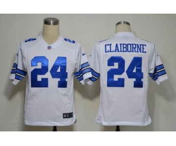 NIKE NFL Jerseys Dallas Cowboys 24 Claiborne White(Game)