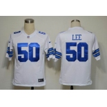 NIKE NFL Jerseys Dallas Cowboys 50 Lee white(Game)