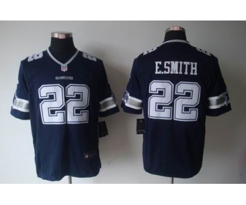 nike nfl jerseys dallas cowboys #22 e.smitth blue[game]