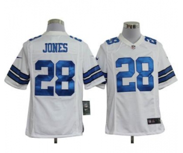 nike nfl jerseys dallas cowboys #28 felix jones white [Game Jersey]