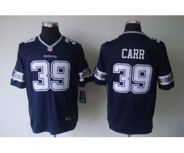 nike nfl jerseys dallas cowboys #39 carr blue[game]